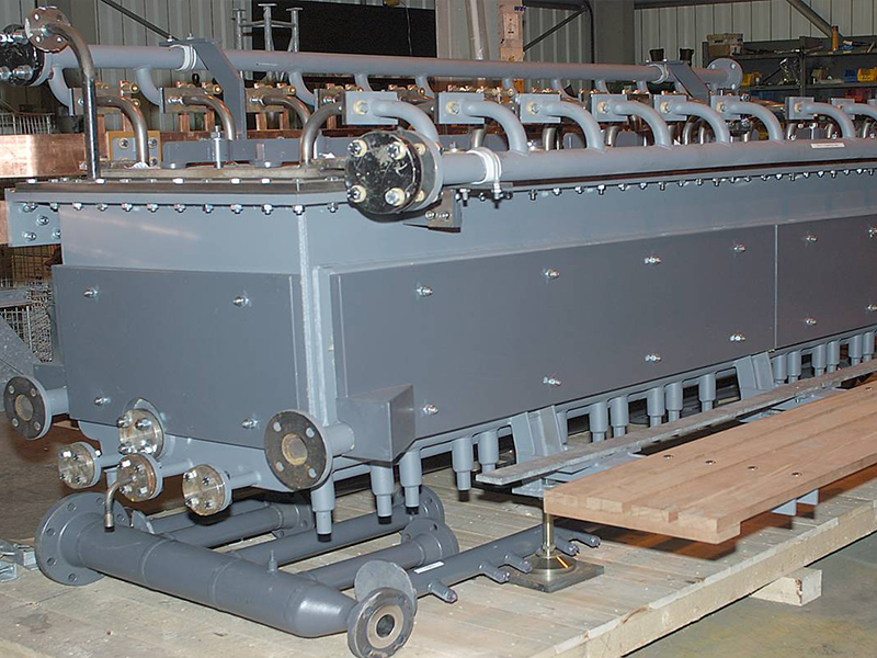 A fluorine cell fabricated by wec machining